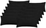 Kissenbezug 12 Pcs Heerlen Schwarz 40 X 80 Cm Boucl&eacute; Vidaxl