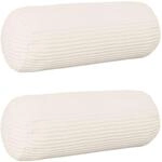Kissenbezug 2 Pcs Heerlen Creme &Oslash; 15 X 40 Cm Cord Vidaxl