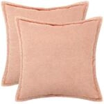 Kissenbezug 2 Pcs Houten Rosa 80 X 80 Cm Boucl&eacute; Vidaxl
