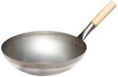 Wokpfanne Grillpfanne Stahl Mit Holzgriff &Oslash; 35 Cm - Paella World