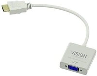 Vision Tc-hdmivga Hdmi Vga Kabeladapter White - Kabeladapter (hdmi, Vga,...