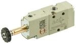 Riegler 3/2-wegeventil, Elektropn., Ext. Steuerl., Monostabil, G 3/8, No