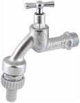 Schl&ouml;sser Armaturen Auslaufventil Mit Rb, Rv, Sv Knebel-ot, 1/2", Matt Chrom,...