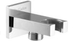 Paulgurkes Wandanschluss Wandanschlussbogen Wandbogen Mit Halter Messing Eckig