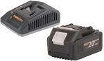 Procraft Starter Pack C20/4 Ladeger&auml;t 20 V 4 A + 1x 20/4 Akku 4,0 Ah