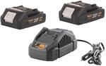 Procraft Starter Pack 20 V 20/2.4a Ladeger&auml;t + 2x 20/2a Akku 2,0 Ah