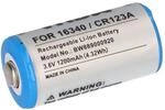 Akku 16340 / Cr123a 3.6v Li-ion 700mah