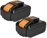 Extensilo 2x Akku Kompatibel Mit Worx Landroid Wg779e.1 Wg801e.9, Wg790e,...