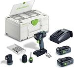 Festool Akku-bohrschrauber Txs 18 Tbx4,0 I-set, Incl. 2x Akku 4 Ah,
