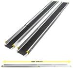 Wiltec 2x Alu Teleskop-rampe 270 Kg 121,5-213,5 Cm Mit Antirutsch-belag & Seitlich