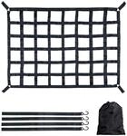 Frachtnetz 127x106cm F&uuml;r Anh&auml;nger Ladefl&auml;che, Robust & Verstellbar