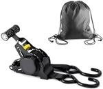 Spanngurte Mit Ratsche 2,5cm X 3,3m, 680kg Bruchfestigkeit, Selbstaufrollend