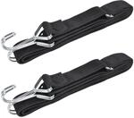 2er Set Spanngurte Mit Haken, 3cm Breit, Verstellbar, 2m L&auml;nge