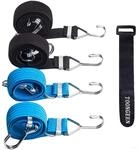 Spanngummi Mit Haken 4er-set, Extra Stark, Flach & Breit, 60cm & 100cm