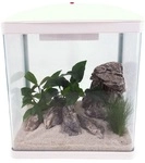 Aquaristikwelt24 - Hr-300 Wei&szlig; Nano Aquarium &ndash; Komplettaquarium Mit Led