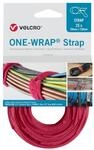 Velcro Klettkabelbinder One-wrap Strap 20 X 200mm, Rot, 25 St&uuml;ck