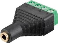 Goobay - Terminal Block 59200, 4-pin Auf 3,5 Mm Klinkenbuchse