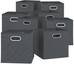 Faltbox , Anthrazit, 30 X 30 Cm 8er Set Vicco
