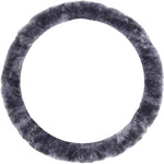Iwh - Lenkradbezug (l X B X H) 350 X 350 X 40 Mm Echtes Lammfell Anthrazit 35 -...
