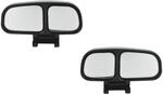 2x Toter Winkel Spiegel Auto Mit Doppellinsen, Verstellbar, Universell, Schwarz