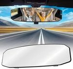 Auto Innenspiegel 30cm Weitwinkel Panorama, Blendfrei, Universell Clip-on