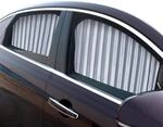 Sonnenschutz F&uuml;r Auto Fenster, 2er Set Magnetisch, Uv- & Hitzeschutz, Silber