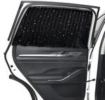 Magnetischer Auto Sonnenschutz Vorhang Schwarz Mit Sternen - 2 St&uuml;ck