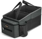 Auto Organizer Mit Vielen F&auml;chern, Kofferraumtasche, Strapazierf&auml;hig, Grau