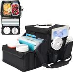 Autositz Organizer Mit Thermotasche, Getr&auml;nkehalter Und Viel Stauraum