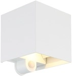 Led Au&szlig;enleuchte Wandleuchte Gartenleuchte Bewegungsmelder Wei&szlig; Aluminium Ip54