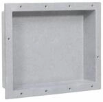 Duschnische Mattgrau 41x51x10 Cm Vidaxl