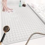 Gro&szlig;e Duschmatte 80x120cm Rutschfest Mit Saugn&auml;pfen, Tpe, Schnelltrocknend,...