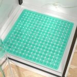 Duschmatte Rutschfest 60x60cm Quadratisch, Bpa-frei, Schimmelresistent,