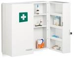 Relaxdays - Medizinschrank, Abschlie&szlig;bar, 11 F&auml;cher, Stahl, Hbt: 53 X 53 X 21,5 Cm,