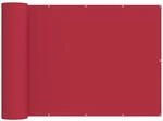 Balkon Sichtschutz 150 X 200 Cm Stoff Mit Pu-beschichtung Rot Vidaxl