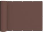 Balkon Sichtschutz 180 X 500 Cm Polyester Braun Vidaxl