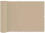 Vidaxl Balcony Privacy Screen 180 X 500 Cm Polyester Beige