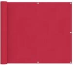 Vidaxl Balcony Screen 90 X 400 Cm Oxford Fabric Rectangular Burgundy