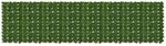 Vidaxl Balcony Screen With Leaves Green 400 X 100 Cm