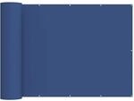 Balkon Sichtschutz 200 X 1000 Cm Stoff Mit Pu-beschichtung Blau Vidaxl
