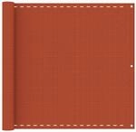 Vidaxl Balkon-sichtschutz Orange 90x500 Cm Hdpe