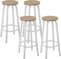 Woltu 4er Set Barhocker Barstuhl Bistrohocker Tresenhocker Runde Sitzfl&auml;che...
