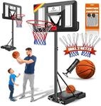 Kesser&reg; Basketballkorb, H&ouml;henverstellbar, 160-210 Cm, Mobil Mit Rollen - Schwarz