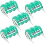 Vhbw - 5x Nimh Ersatz Knopfzellen-akku Typ V40h 2-pins 40mah 3,6v Kompatibel Mit