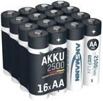 Akku Mignon Aa 2500 Mah1,2v Ni-mh, 16 St&uuml;ck - Ansmann