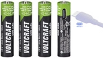 Voltcraft - Vc-aaa400usb Usb-c&reg; Akku Li-ion 400 Mah 1.5 V 4 St.