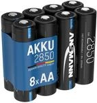 Akku Mignon Aa, Min. 2650 Mah 1,2v, 8 St&uuml;ck, Hohe Kapazit&auml;t - Ansmann
