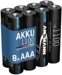 Akku Micro Aaa 1050 Mah 1,2v Ni-mh, 8 St&uuml;ck - Ansmann