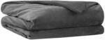 Gewichtsdecke Anthrazit 138 X 200 Cm 10 Kg 100% Baumwolle 205t Vidaxl