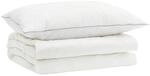 90% G&auml;nsedaunen Bettw&auml;sche-set Fulda 2 Stk. 152 X 203 Cm Sommer Vidaxl